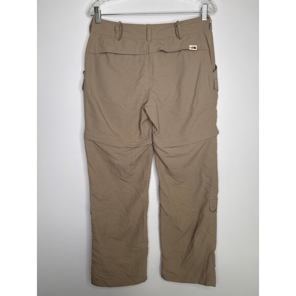 The North Face Women’s Convertible Hiking Pants, long to capri & shorts Beige 6 - Picture 5 of 13